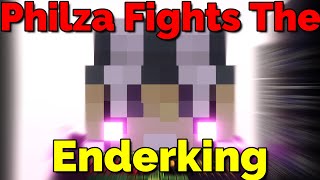 Philza Fights the EnderKing with Chayanne on QSMP Minecraft [upl. by Bartholomeo]