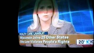 Sarah Carlson from WISCTV in Madison  possible onair stroke or seizure \ aphasia [upl. by Adnirol]