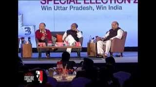 Amit Shah Digvijaya Singh and Manish Sisodia battle it out at India Today Conclave 2014 [upl. by Naquin]