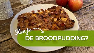 Recept van broodpudding met appel [upl. by Adnir667]