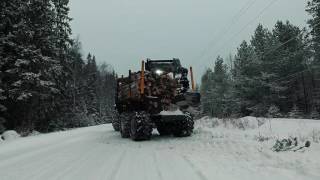 Kronos Gripto 1010 in a snowy Finnish forest [upl. by Sinaj]