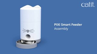 Catit  PIXI Smart Feeder  instruction video [upl. by Eanod175]