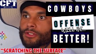 Dak speaks on The COWBOYS offense “Just scratching the surface” Zekes leadership amp Contract TALKS [upl. by Haag]