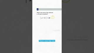 The SAT question you’ll probably see on test day absolute value satprep digitalsat satmath [upl. by Sorodoeht]