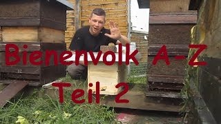 Teil 2 Bienenvolk AZ Imkern von Ableger zum Honig [upl. by Angie646]