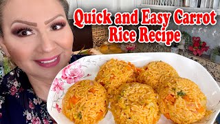 Quick and Easy Carrot Rice Recipe [upl. by Mixam]