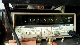 TCXO SO2 replacement kenwood ts870 frequency test [upl. by Timofei817]