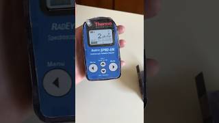 Testing the RadEye mobile app geigercounter bluetooth radiation mobilephone [upl. by Zenitram]