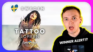 WINNER AGAIN quotTattooquot by Loreen  Reacting to SWEDENs song at Eurovision 2023 [upl. by Eirod503]