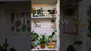 60s wooden dressoir love it 60s transition plants relatable houseplants song music diy [upl. by Yukio]