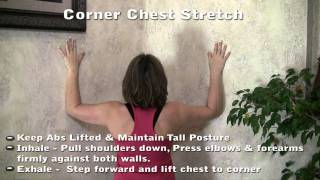 Chest Muscle Stretch To Improve Pilates Posture [upl. by Cam33]