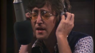 John Lennon Recording ‘Jealous Guy’ 1971 RARE FOOTAGE [upl. by Cira]