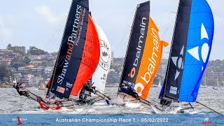 18ft Australian Championship Race 1  050222 [upl. by Colas]