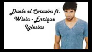 enrike iglesia duele el corazon letra [upl. by Nilat901]