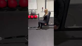 Hamstring strength testing using dynamometer [upl. by Nilved247]