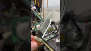 Sharpening a Brusletto knife from Norway on the Toolcker very similar to my favorites the Morakniv [upl. by Bartie]