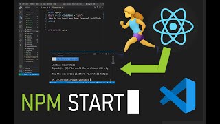 How To Run React App In Terminal on command line cmd cli bash VSCode [upl. by Petie]