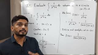 Complex Analysis  Unit 2  Lecture 13  Example of Cauchys Integral Formula [upl. by Grayce]