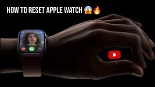 How To Reset Apple Watch😱  Unpair Your Apple Watch  Two Ways To Rest Apple Watch apple trending [upl. by Amor]