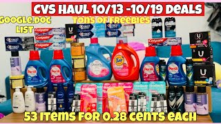 CVS HAUL 1013  1019 DEALS  CVS FREE amp CHEAP COUPONING DEALS  HOW TO USE PampG OTC NETWORK COUPON [upl. by Ettennaj317]