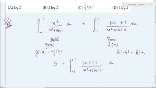 Integrate 1 to 1 x3x1x22x1 dx is equal to [upl. by Lubeck364]