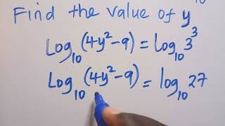 Logarithmic equation that has 2 possible values [upl. by Aronas]