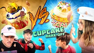 CUPCAKE CHALLENGE TieBreaker Edition FV Family 2021 Bake Off [upl. by Ococ]