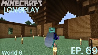 Building A Ranch  Ep 69  Minecraft Survival 121  No Commentary [upl. by Nerac]