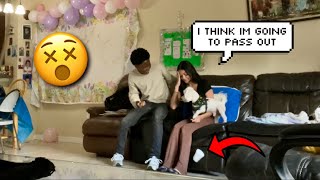 I PASSED OUT Prank On my Boyfriend funny [upl. by Beora994]