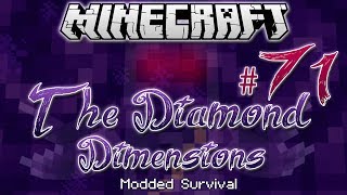 quotROCKET RIDE HOMEquot  Diamond Dimensions Modded Survival 71  Minecraft [upl. by Anonyw]