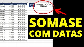 SOMASE Com Datas e Intervalo de Datas [upl. by Ender845]