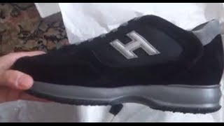 Yoox unboxing acquisti 3  Scarpe Hogan da uomo [upl. by Nilknarf379]