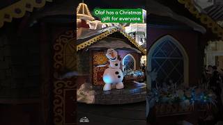 Olaf Has a Christmas Gift for Everyone  Mickeys Once Upon a Christmastime Parade [upl. by Ody]