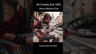 Pure Guitar Genius Randy Rhoads’ ‘Mr Crowley’ 1st Solo [upl. by Bessy73]