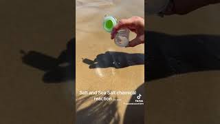 Salt amp sand reaction [upl. by Hploda]