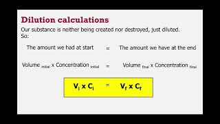 3 Volumes and dilutions [upl. by Weismann]