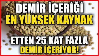 Demir İçeriği En Yüksek Kaynak Etten 25 Kat Fazla Demir İçeriyor [upl. by Sidney]