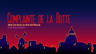 Play Complainte de la Butte for solo piano [upl. by Arelc]