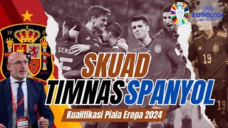 Skuad Timnas Spanyol Kualifikasi EURO 2024  With Luis De La Fuente hariselbagaria [upl. by Auberta]