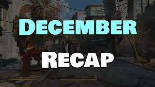 Fallout 4  December Recap [upl. by Ettenot]