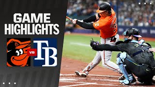 Orioles vs Rays Game Highlights 81024  MLB Highlights [upl. by Nawuq453]