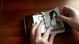 Filofax Mini Malden Setup as a wallet [upl. by Arah726]