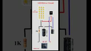 LED Driver Circuit  دائرة تشغيل الليد [upl. by Wehtam913]