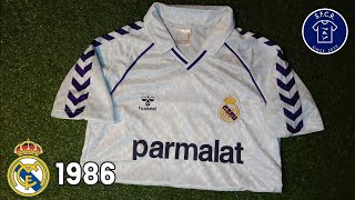 Retro Real Madrid 198687 Home Shirt Fofoshop unboxing [upl. by Ydnat182]