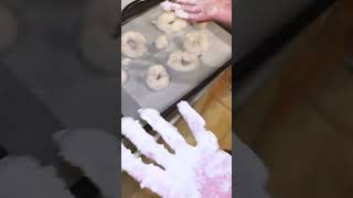 2 ingredient homemade donuts httpskirbiecravingscom2ingredientairfryerbakeddonuts [upl. by Anerehs]