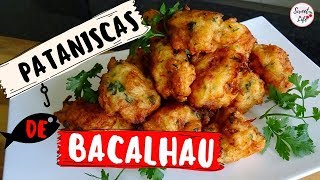 COMO FAZER PATANISCAS DE BACALHAU FOFAS – RECEITA FÁCIL [upl. by Nemlaz]