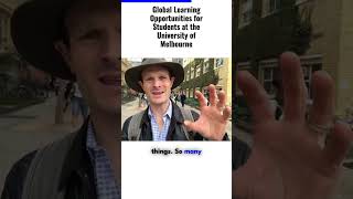 Global Learning at the Uni of Melbourne unimelb studyabroad [upl. by Renruojos207]