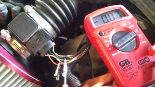 Testing MAF on a Hyundai Tiburon 2004 CVVT 20L [upl. by Emia]