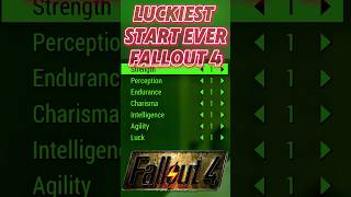 Luckiest Start EVER in FALLOUT 4 [upl. by Ddahc908]