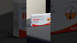 Refollium biotin tablets review  biotin tablets side effects  biotin tablet ke fayde refollium [upl. by Sibelle]